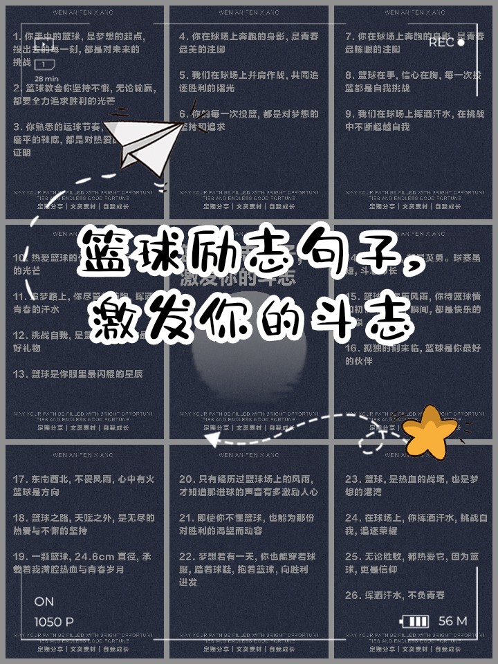 篮球训练激励标语图片